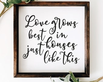 Love Grows Best In Homes Like This Svg, Home Svg, Love Home Svg, Home Sign Svg, Love Svg, Svg files for Cricut, Silhouette, Sublimation