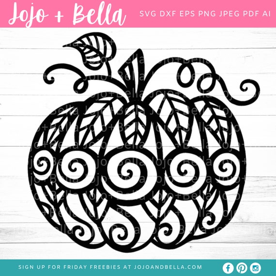 Download Mandala Pumpkin Svg Swirly Pumpkin Svg Pumpkin Svg Etsy