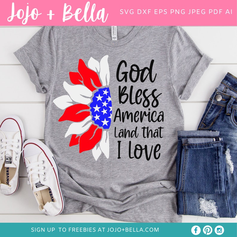 Sublimation Designs Downloads Fourth of July Svg 4th of July Svg Svg files for Cricut Patriot svg Sunflower Svg America Svg
