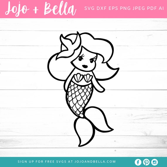 Free Free 60 Baby Little Mermaid Svg SVG PNG EPS DXF File