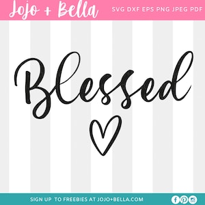 Gesegnetes Svg, Thanksgiving Svg, Blessed Cut Datei, gesegnetes Png, gesegnetes Grafikdesign, Svg Dateien für Cricut, Silhouette, Sublimation