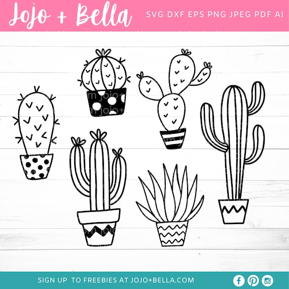 Download Cactus Svg Cactus Svg Bundle Cactus Png Cactus Clipart Etsy