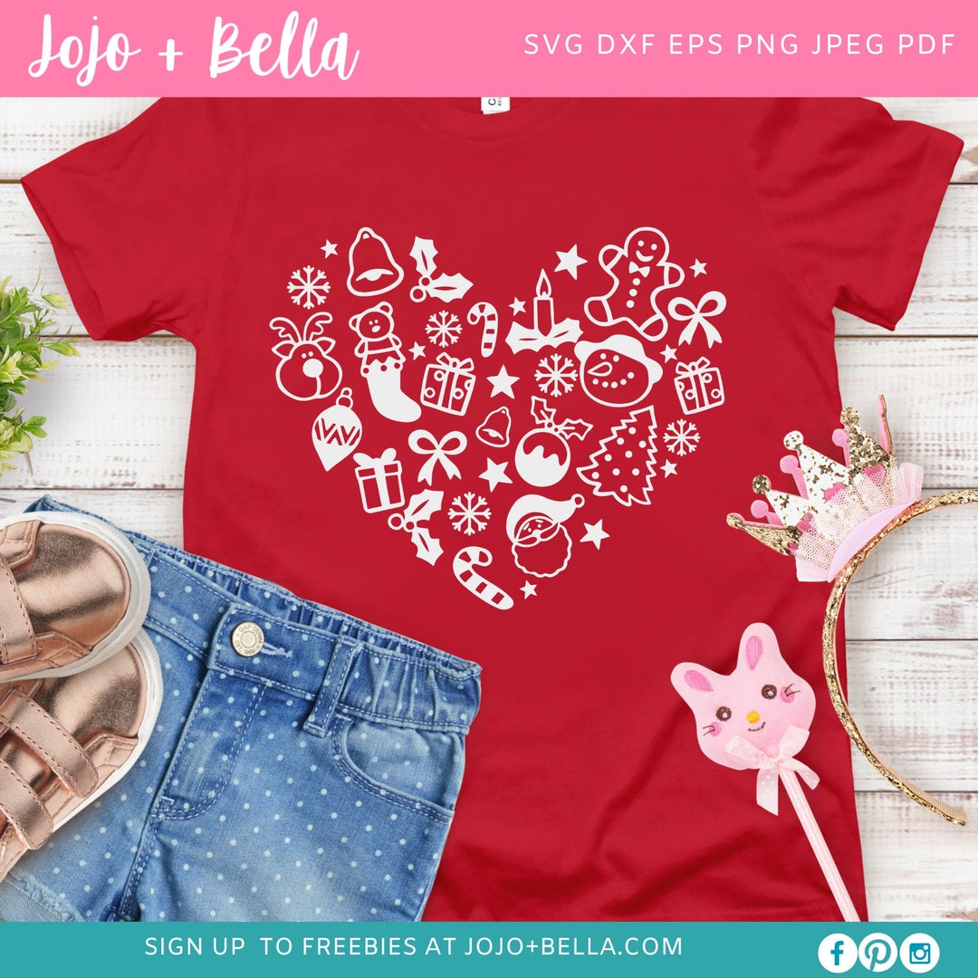Christmas Heart Svg, Christma Sshirt Svg, Christmas Svg, Holiday Svg ...