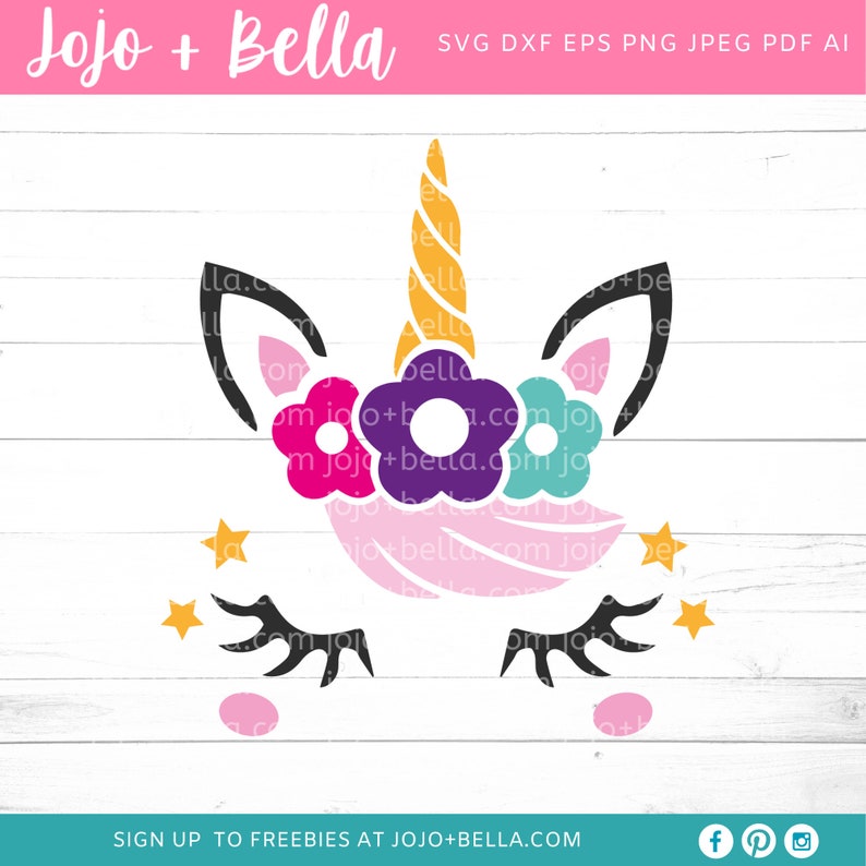 Download Unicorn SVG Unicorn face rainbow unicorn png sublimation ...