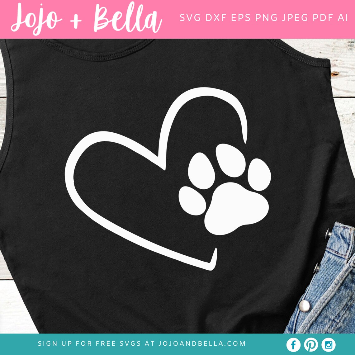 Dog Paw Heart Print SVG Dog Paw Print Svg Heart Svg Dog Paw - Etsy