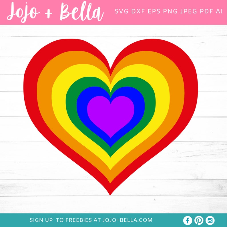 Rainbow Heart Svg Rainbow Svg LGBT Svg Pride Svg Nurse | Etsy Canada