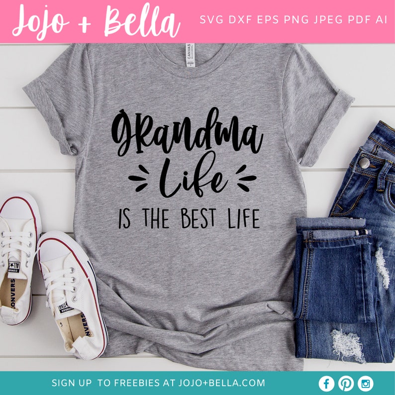 Download Grandma Life Is The Best Life SVG Grandma Svg Nana svg | Etsy
