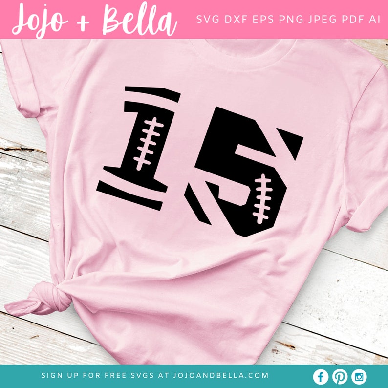 Download Football Player Numbers Svg Bundle Football Svg NFL Svg | Etsy