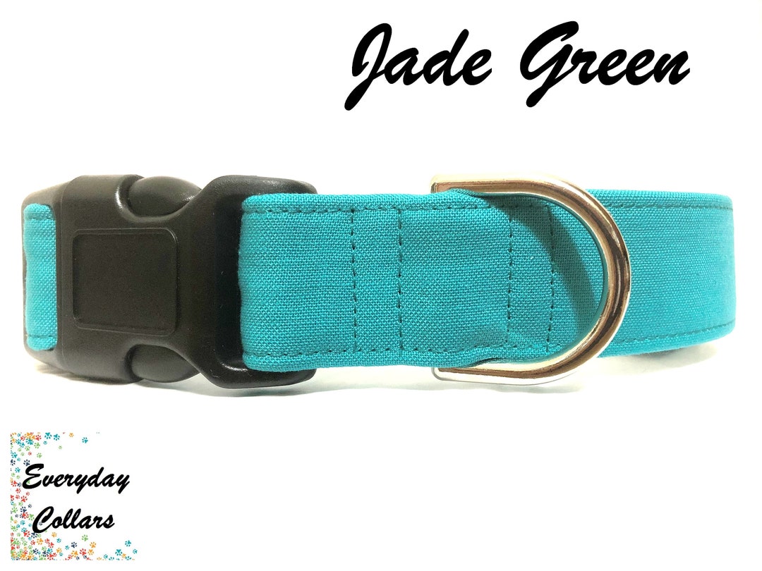 JADE GREEN Dog Collar Cat Collar Teal Dog Collar Teal Cat Collar