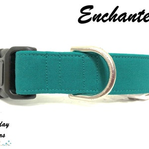 dark teal dog collar