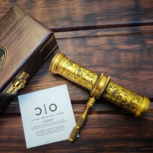 Christmas Gift Kaleidoscope, Brass Kaleidoscope, Personalized Kaleidoscope, Birthday Gift, Christmas gift for kids, unique gift idea