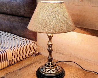 Tafellamp, schaduwlamp, antieke tafellamp, vintage stijl tafellamp, home decor lamp, bedlampje