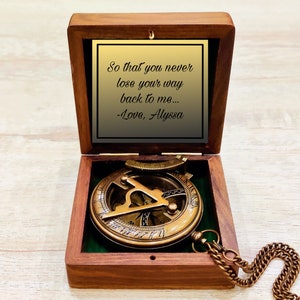 Personalized Compass, birthday gift, anniversary gift, confirmation gift, Gift for him, gift for dad, gift for son, gift for husband