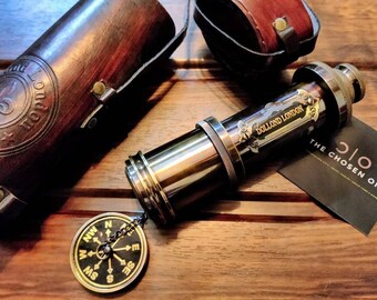 Brass Telescope, Christmas Gift for Kids, Working Telescope, Holidays Gift, Kids Puzzle, Gift for husband, Anniversary Gift, Graduation gift