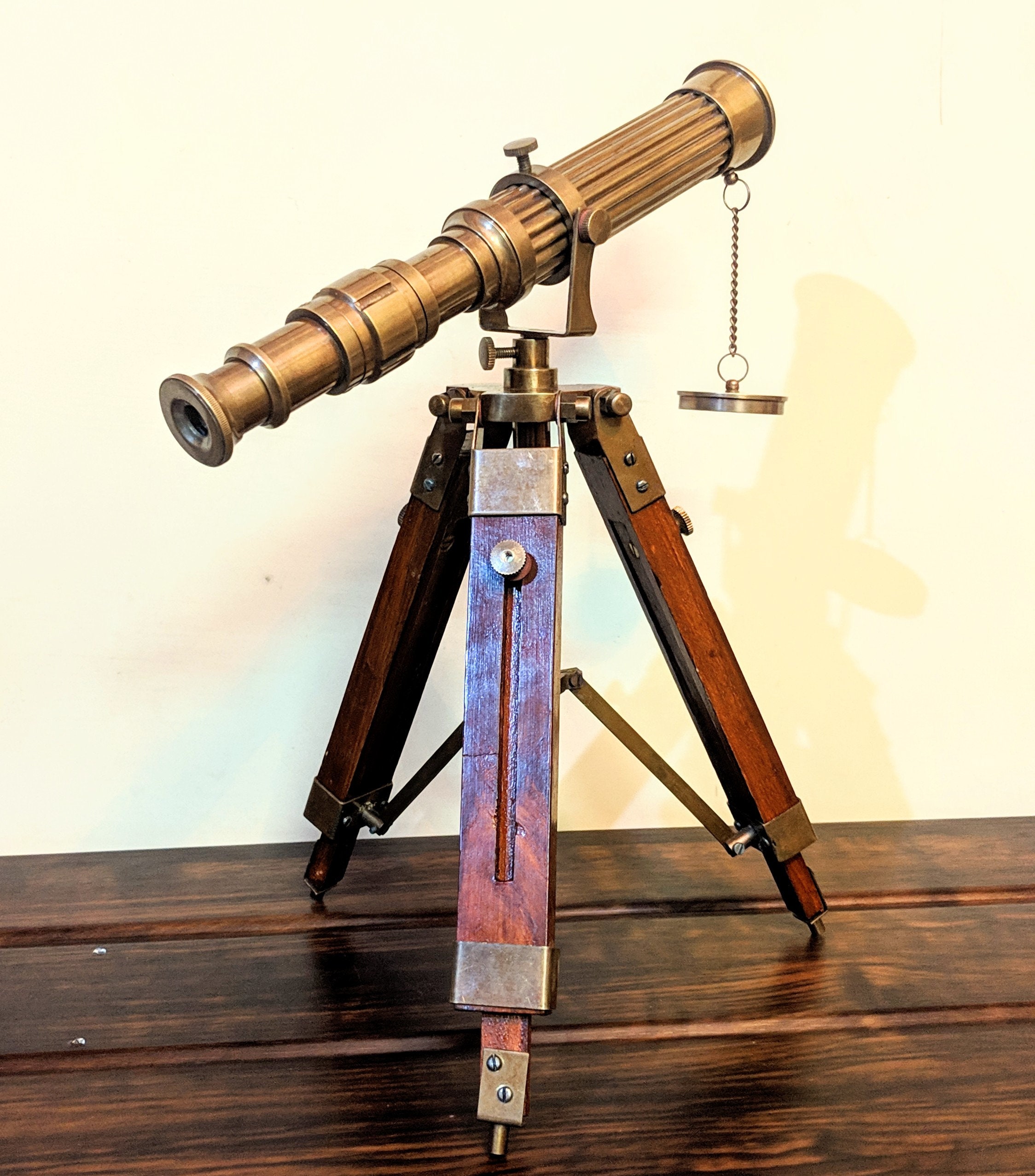 Brass Telescope / Tripod Telescope / Home Decor Showpiece / Etsy