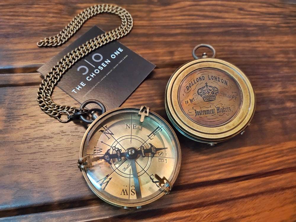 Personalized Compass Pocket Compass Brass Compass Gift for Etsy