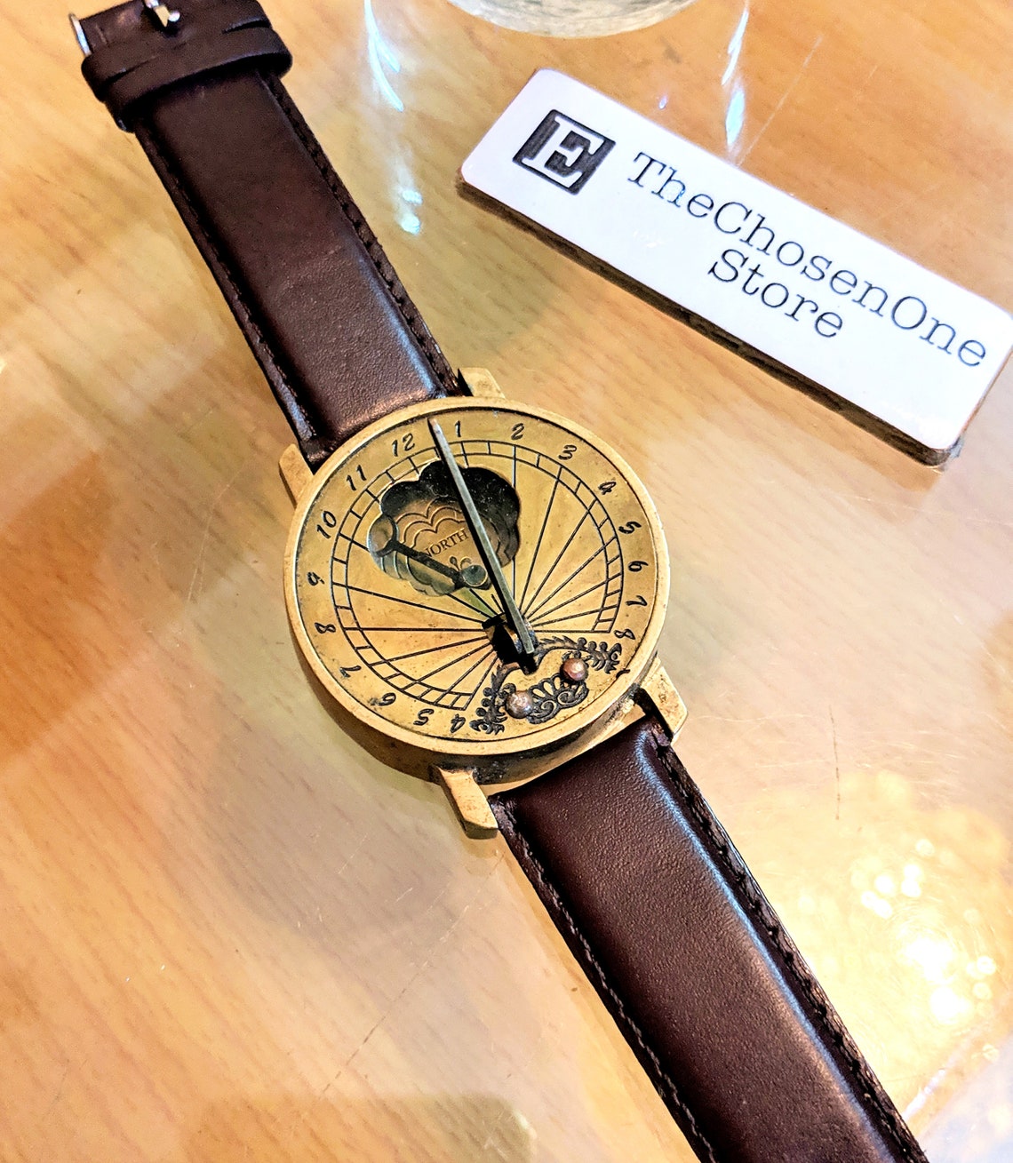 Handmade Wrist Compass Sundial Watch VintageStyle Gift Etsy