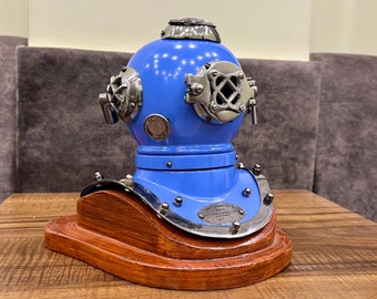 Navy Divers Helmet, Diving Helmet, US Navy Diving Helmet Replica, Divers Helmet, Scuba Divers Helmet, Gift for my husband