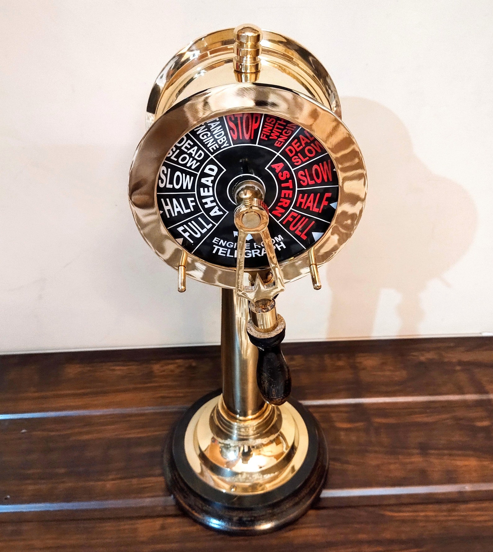 Ship Telegraph Engine Room Telegraph Brass Made Handcrafted Etsy
