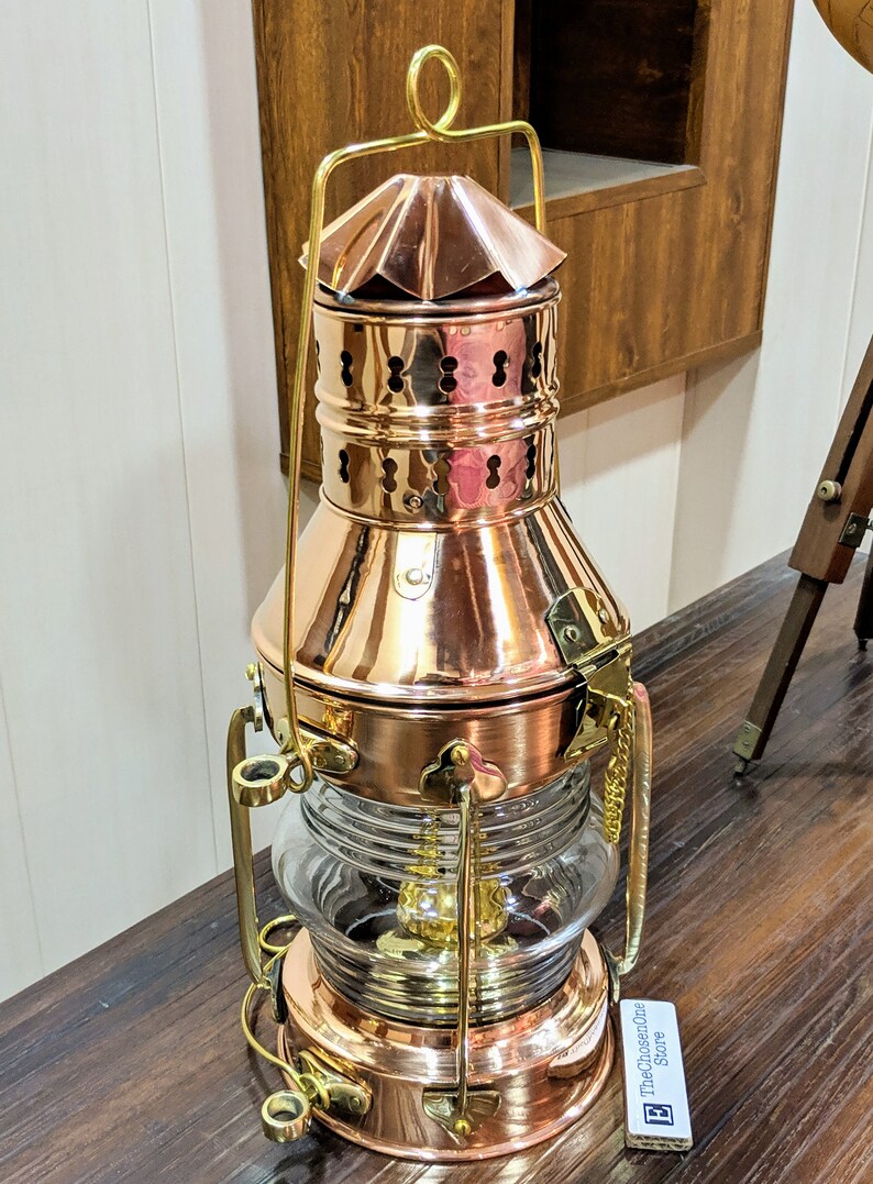 Brass Decor Ship Oil Lantern Lamp Ship Oil Lantern Etsy