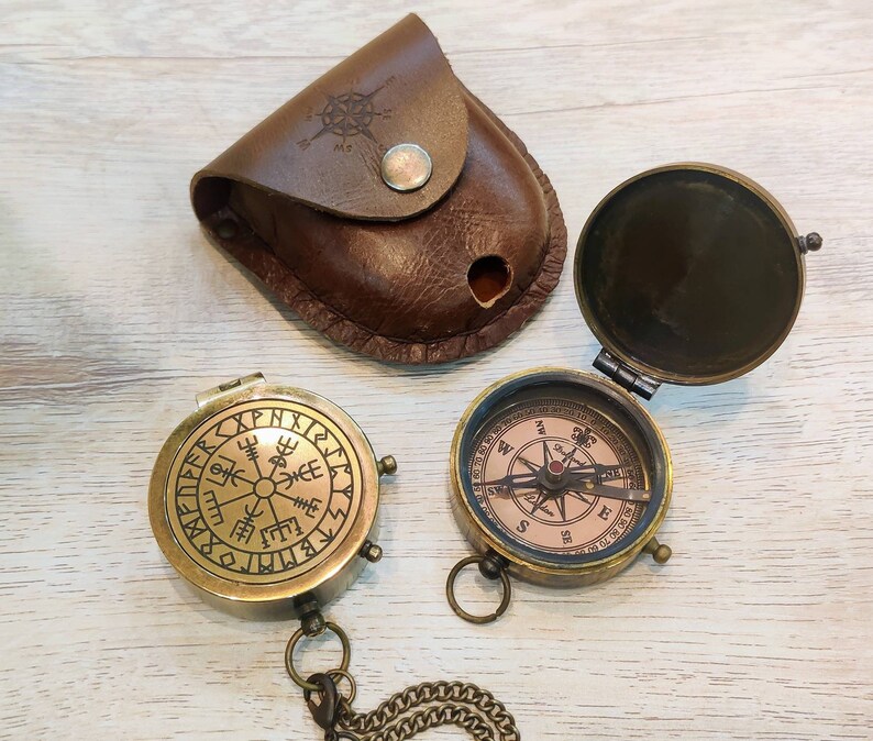 Nirdic Compass Nordic Compass, Viking Necklace, Viking Vegvisir, Personalized Nordic ...