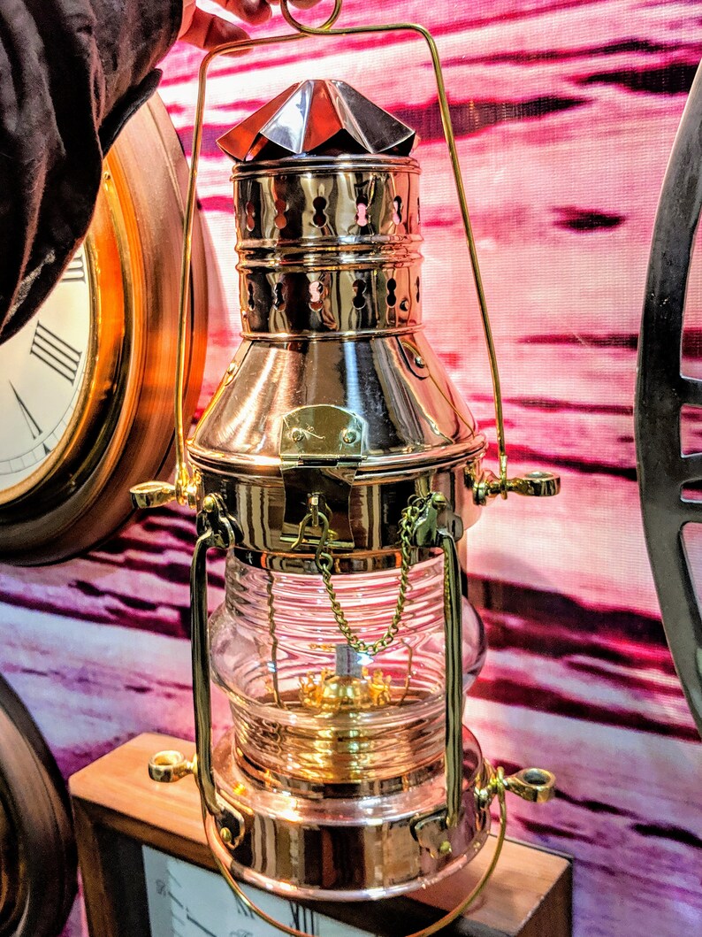 Brass Decor Ship Oil Lantern Lamp Ship Oil Lantern Etsy