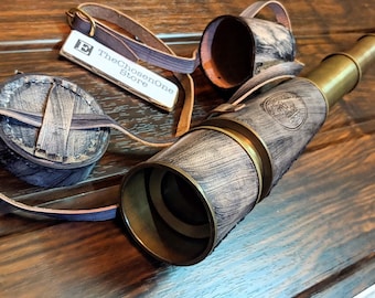 Nautical Telescope Handmade Nautical Brass Long View Telscope Antique-style gift, nautical gift, birthday present, gift for him