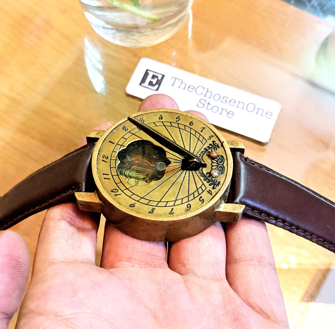 Handmade Wrist Compass Sundial Watch VintageStyle Gift Etsy