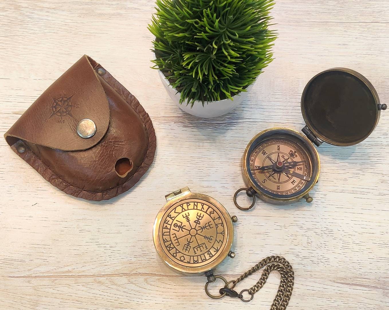 Nirdic Compass Nordic Compass, Viking Necklace, Viking Vegvisir, Personalized Nordic ...