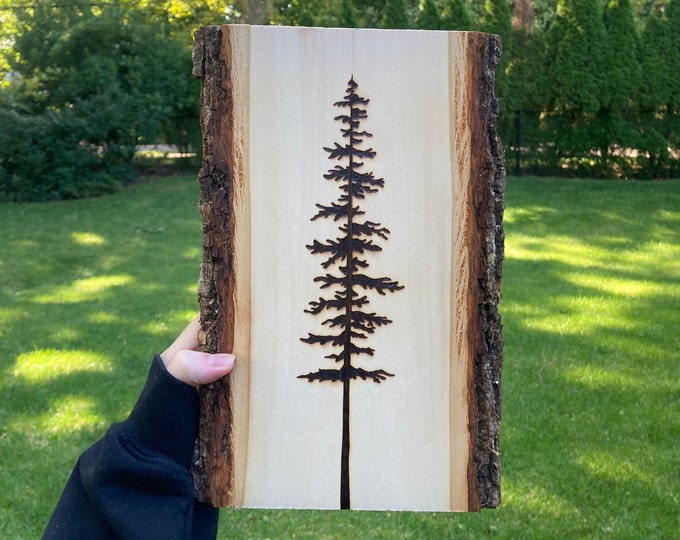 Tree Wood Wall Art, Rustic Wall Decor, Cabin Decor, Western Decor