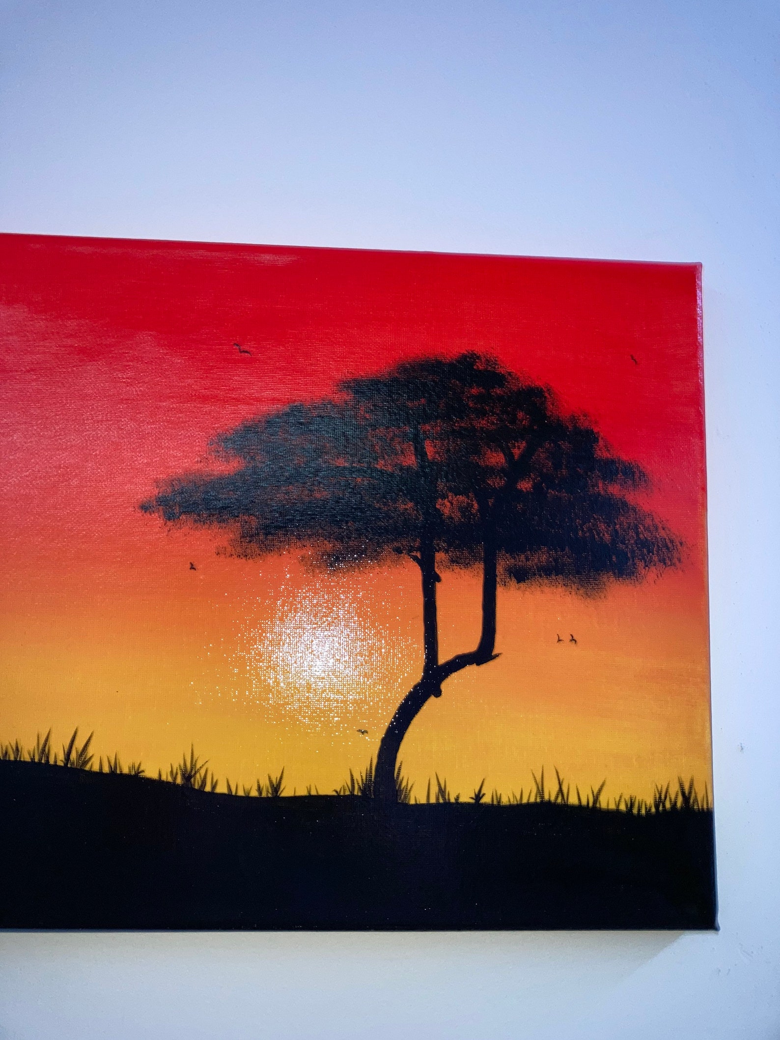 African Savannah African Art Wall Decor Africa | Etsy