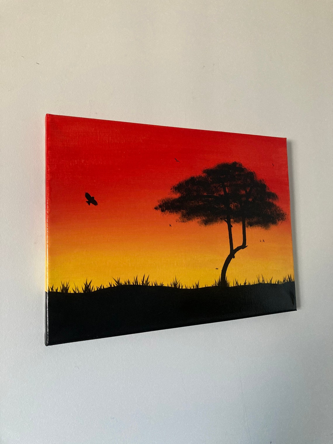 African Savannah African Art Wall Decor Africa | Etsy