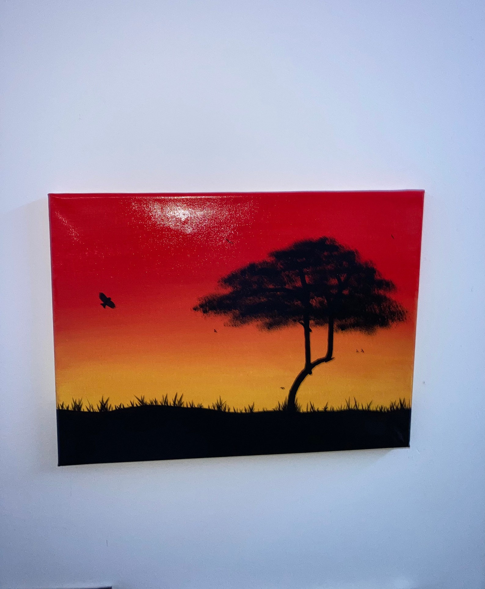 African Savannah African Art Wall Decor Africa | Etsy