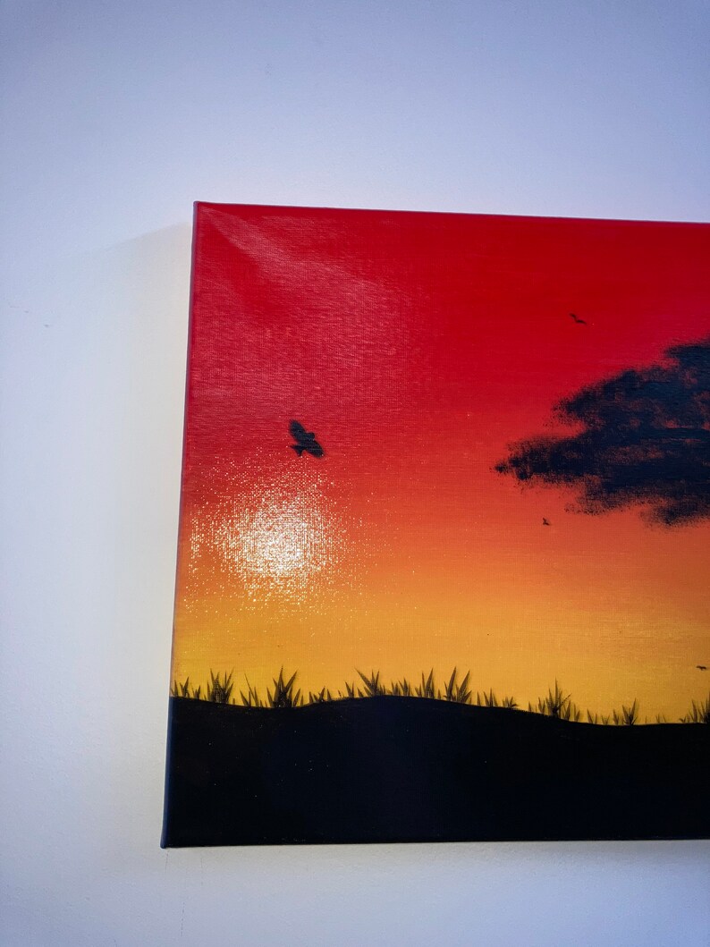 African Savannah African Art Wall Decor Africa | Etsy