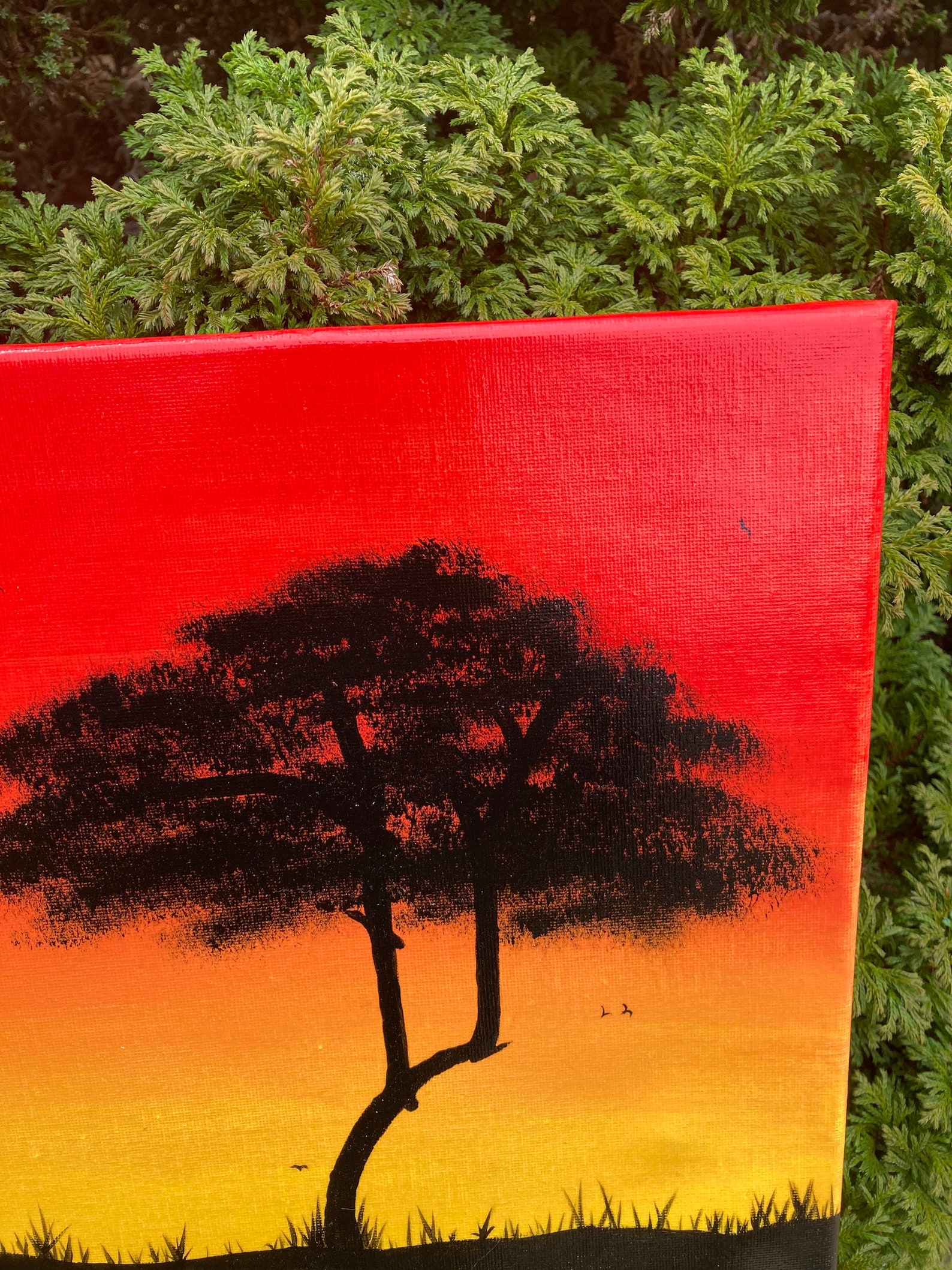 African Savannah, African Art Wall Decor, Africa Painting, African