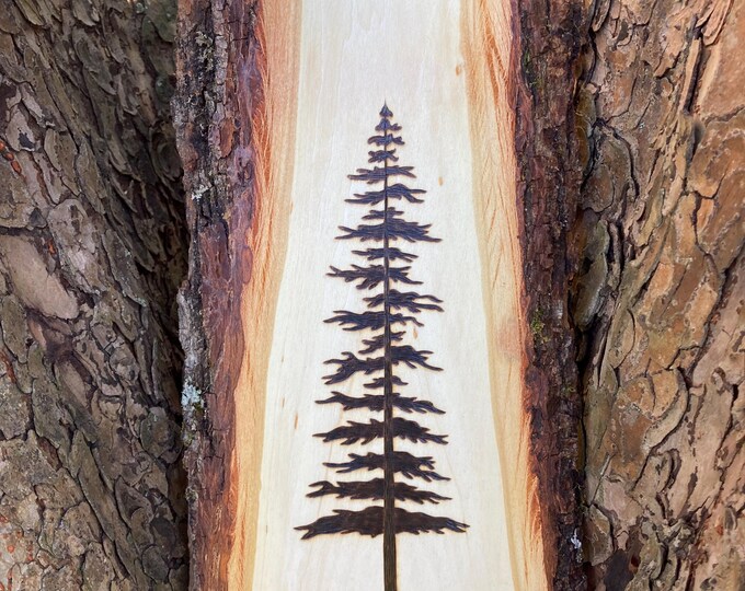 Rustic Tree Woodblock Tree Wood Wall Art, Rustic Wall Decor, Cabin Decor, Nature Wall Art ...