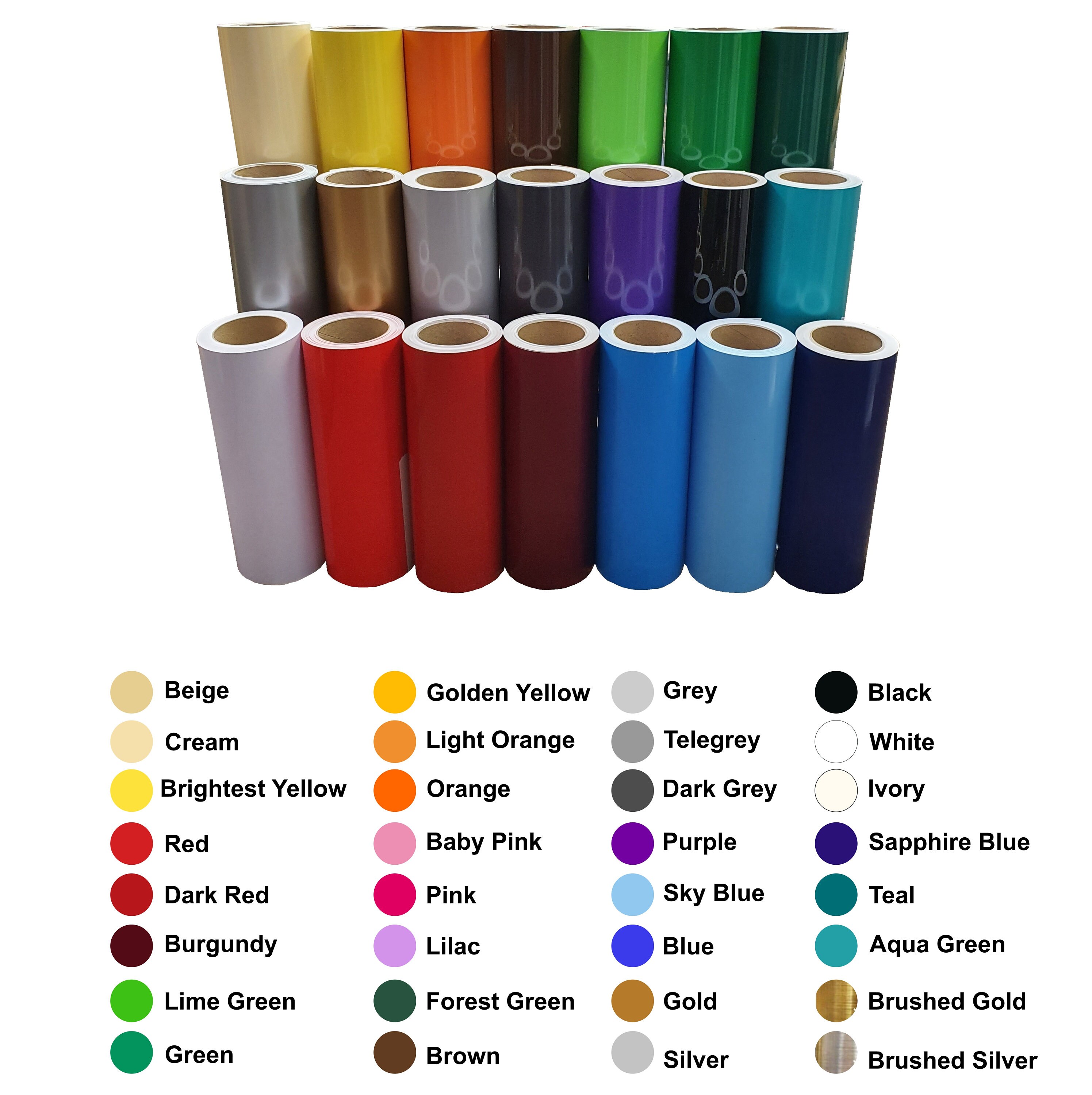 610mm 24 Inch Wide Gloss Vinyl 5 Metres Or 10 Metres For Etsy