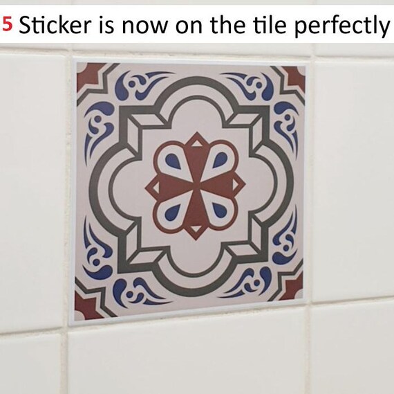 10Pcs 3D Mosaic Tile Stickers, 10 x 10cm Square Wallpaper Self-Adhesive Style 9 724117478124