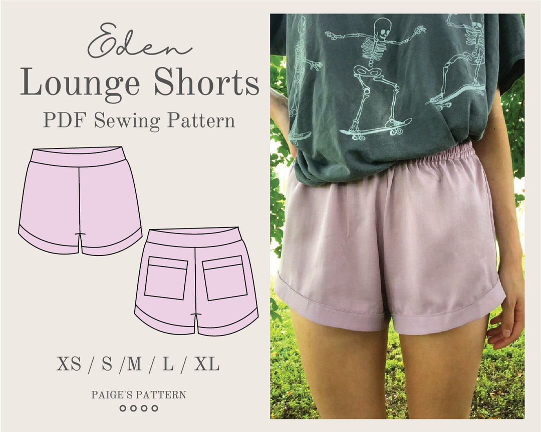 PDF Shorts Sewing Pattern Sizes XS XL Easy Digital - Etsy