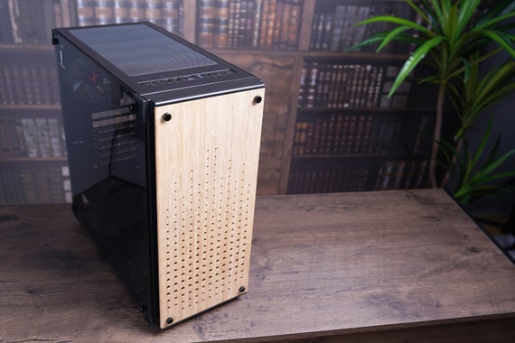 Krux PC Midi Tower Case With Wooden Panels Wooden PC Wood PC - Etsy