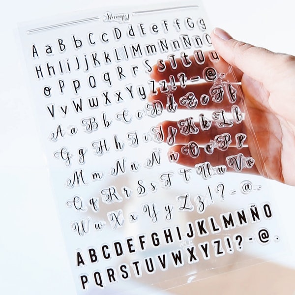 Alphabet Stamps Etsy