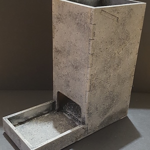 Basic MDF Dice Tower, Laser Cut 3mm MDF, D&D, Gaslands, Bordspellen, Super eenvoudig te bouwen en leuk ambachtelijk project