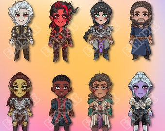 LAST RUN: Baldur's Gate 3 Companion [ACT 1] Keychains / Charm
