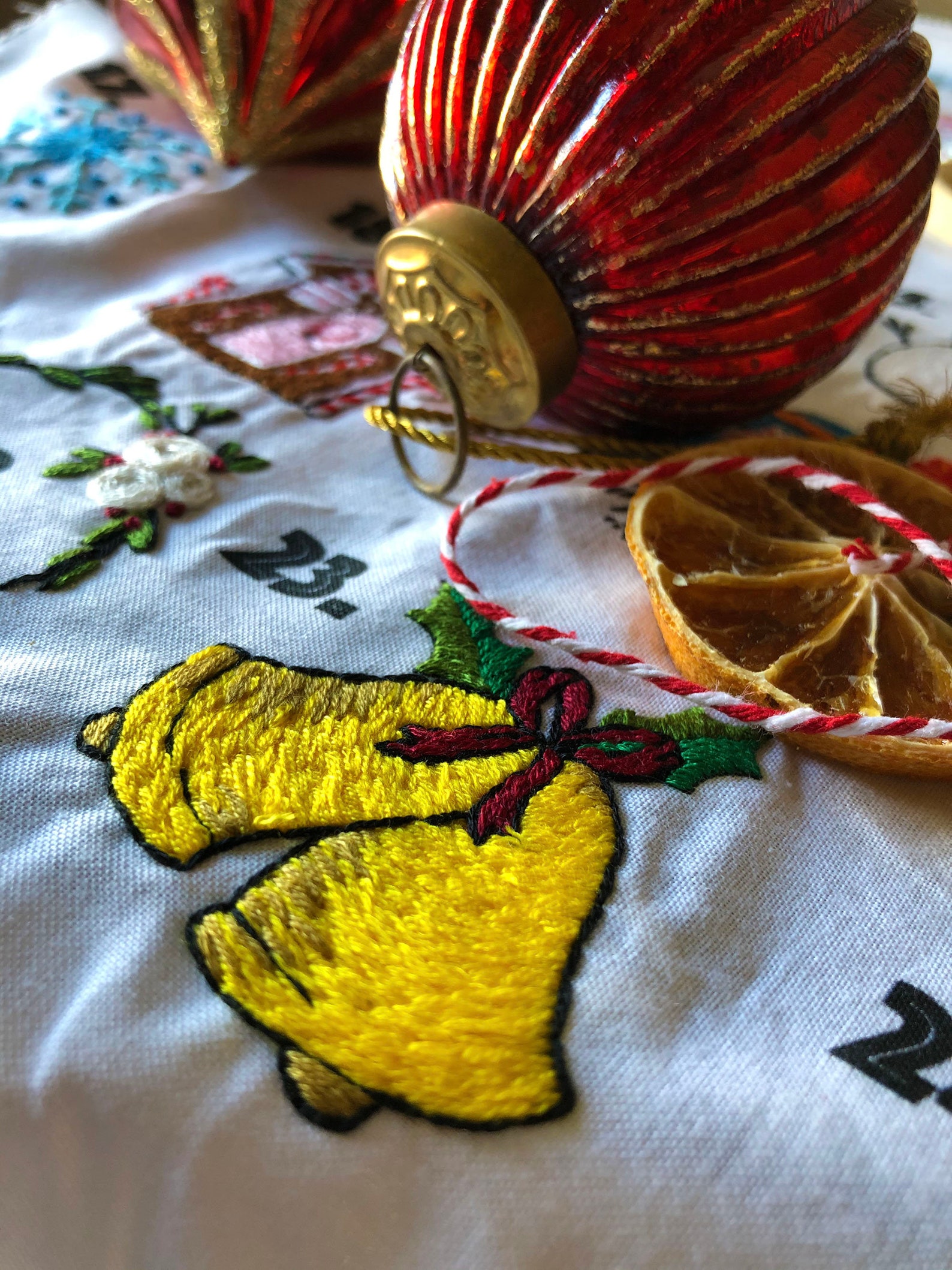 Advent Calendar Embroidery Advent Calendar 24 Days of Etsy UK