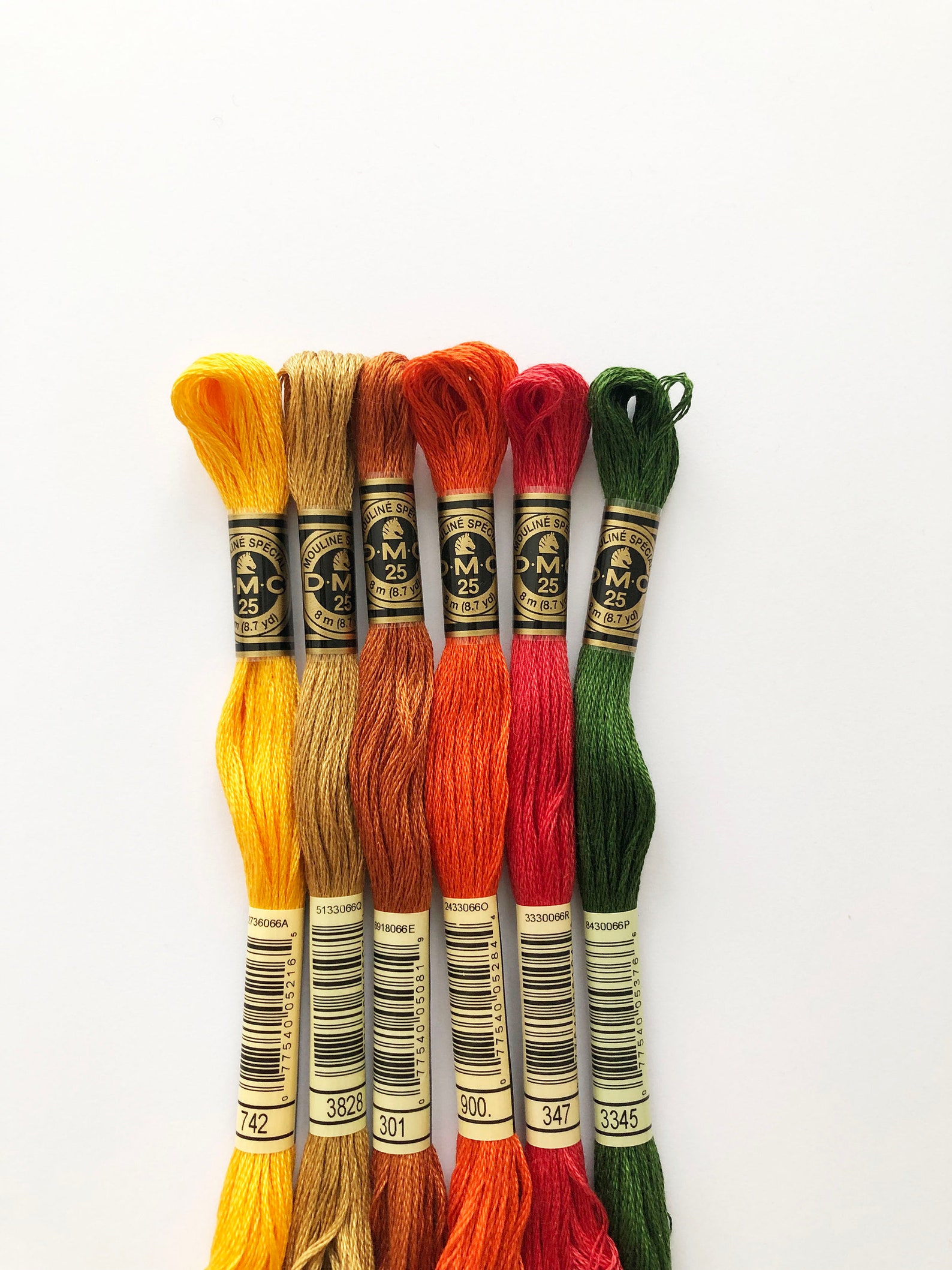 DMC 6 Strand Embroidery Thread, INDIAN SUMMER, Embroidery Floss, Colour ...