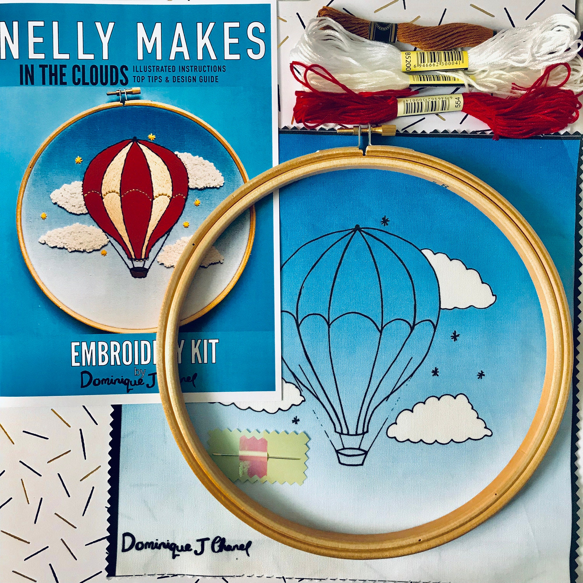 Balloon Embroidery Pattern, Needlecraft Pattern, Embroidery Pattern ...
