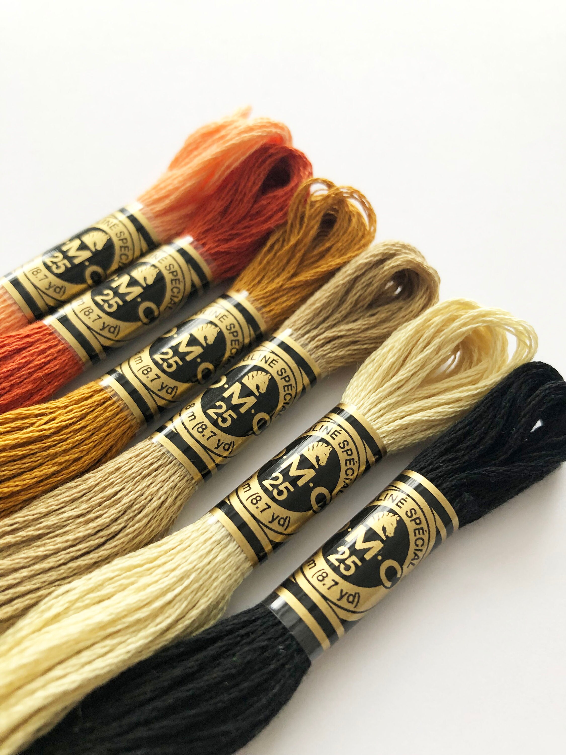 DMC 6 Strand Embroidery Thread, BOHO, Bohemian Palette Embroidery Floss ...