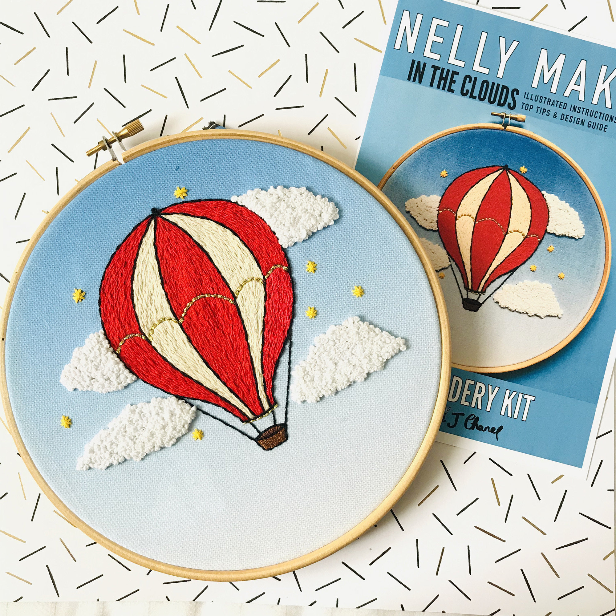 Balloon Embroidery Pattern, Needlecraft Pattern, Embroidery Pattern ...