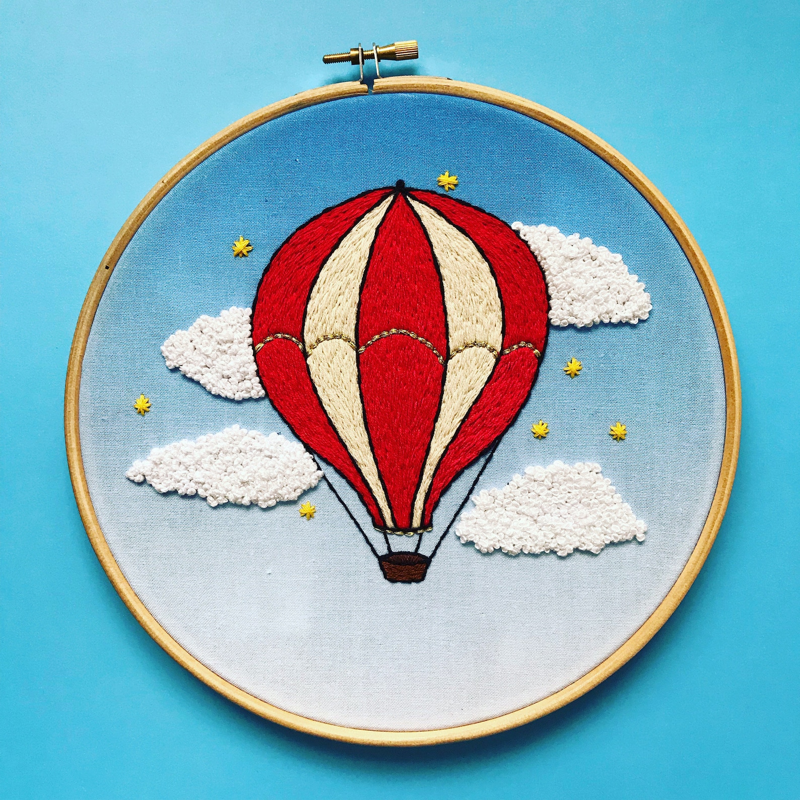 Balloon Embroidery Pattern, Needlecraft Pattern, Embroidery Pattern ...