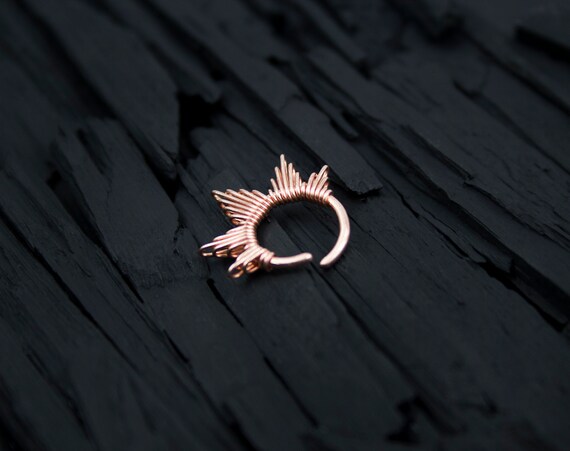Copper cheap septum ring